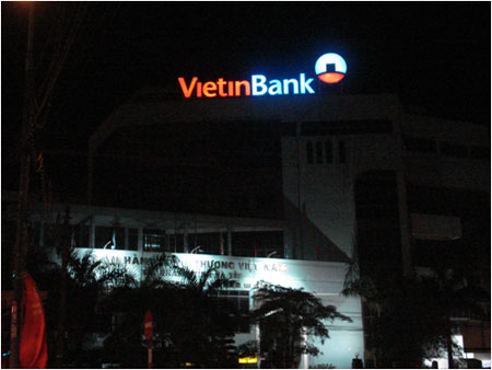 Chữ nổi 3D Vietinbank